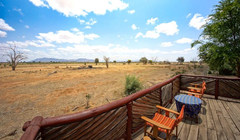 Sentrim Tsavo Camp at the Tsavo east National park Kenya
